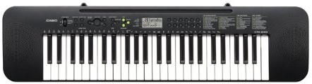 Casio CTK-240AD 49 Full-Size Keys Keyboard with AC Adapter, black