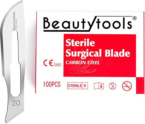 Beautytools Bistouri Couteau/Nr 20 couteau (100 pièces) - (BP-0683)