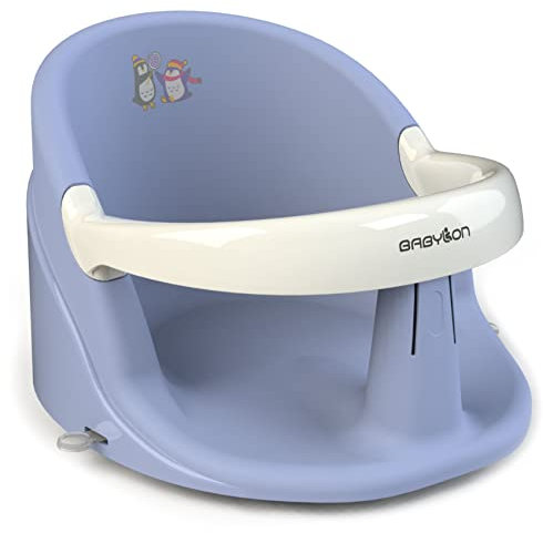 BABYLON Seggiolino da Bagno Pieghevole seduta bagnetto bambini Nemo neonato seggiolino da bagno, seggiolino doccia bimbo viola