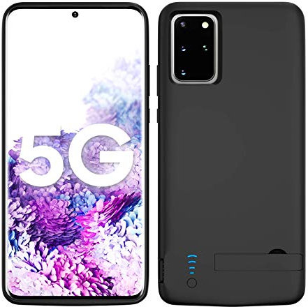 Akkuhülle für Samsung S20 Plus, 6000mAh Tragbare Akku Hülle Ladehülle Handyhülle Battery Case Powerbank Hülle für Samsung Galaxy S20+ Plus 5G [6,7 Zoll] Wiederaufladbare Power Bank Schutzhülle