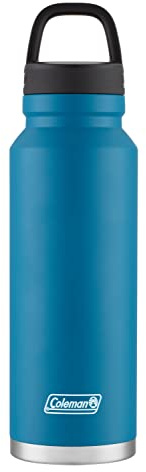 Coleman Connector™ 40 oz. Stainless Steel Wide Mouth Water Bottle, Deep Ocean