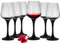 Glasmark Krosno Weinglas Rotwein Weingläser Set Gläser Für Rotwein Weisswein Rotweinglas Rotweingläser Weissweingläser Wein Kelch Glas Spülmaschinenfest Transparent 6 x 360 ml