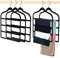 Sightday Trouser Hangers, Space Saving Non-Slip Pants Hanger, 3 Pack Multi Bar Velvet Clothes Hanger for Jeans, Scarf, Towel, Ties, Black