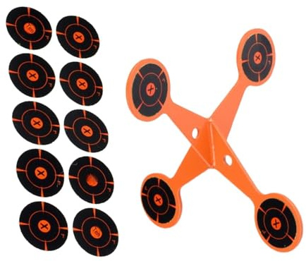Metallisk Spinner Målskiva Kolstål, Automatisk Återställning, Bärbar