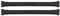 OMAC Dachträger Gepäckträger kompatibel mit VW Amarok 2010-2021 Relingträger Alu Schwarz 2X