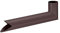 INEFA Wasserspeier Fallrohr, PVC DN50 / 50mm Dunkelbraun Übergangsstück Regenrohr, Dachrinnenzubehör, einfache Steckmontage, Made in Germany