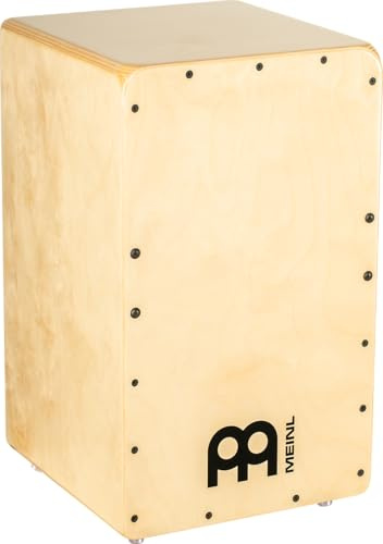 Meinl Percussion Cajon Box Drum with Internal Strings for Snare Effect, Natural — NOT Made in China — 100% Baltic Birch, Woodcraft Series, 2-Year Warranty, WC100B