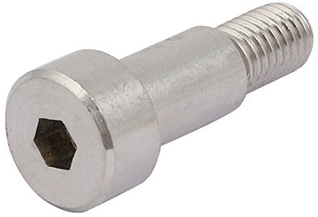 sourcing map 304 Edelstahl Sechskant Schulter Bolzen 12mm Schulterdurchm. 20mm lang M10 de