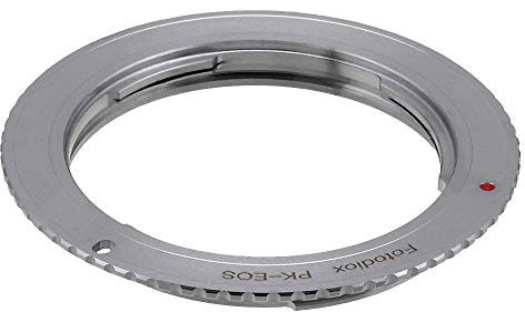Fotodiox Lens Mount Adapter Compatible with Pentax K Mount (PK) SLR Lens to Canon EOS (EF-S) Mount SLR Camera Body - with Gen10 Focus Confirmation Chip