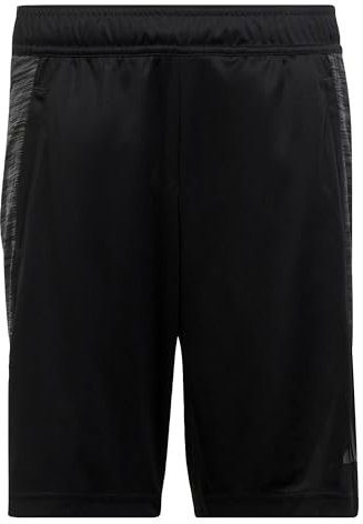 adidas Jungen AEROREADY Heather Shorts, Black/Grey Six, 13-14 Years