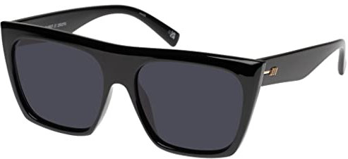 Le Specs THE THIRST BLACK - Sonnenbrille für Damen Rechteckige Rahmenform mit hohem UV-Schutz LSP2352113