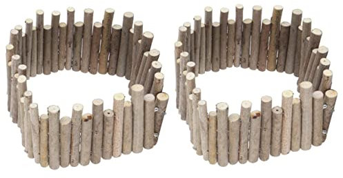 POPETPOP 2 Pièces Clôture En Bois Pour Animaux De Compagnie Échelle De Chinchilla Clôture Cage Hamster Souris Vivant Système De Gym Fournitures Pour Hamsters