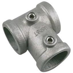 1PC 20mm/25mm/32mm Aluminium Legierung Stecker Ellenbogen T Basis Flache Dreidimensionale Fitting Verbindung verschluss Stahl Rohr Regal Teile (Color : 3tong, Size : 20mm)