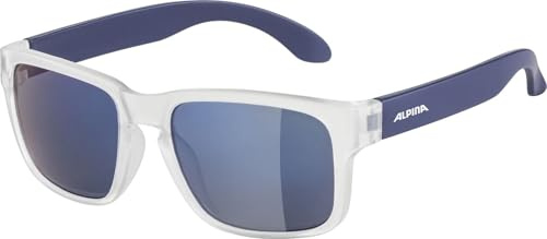 ALPINA Mitzo - Gafas de sol unisex para niños, color azul transparente mate, talla única, Blue-transparente mate, Talla única