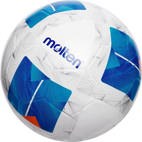 Molten Vantaggio 1000 - Pallone da calcio Soft Touch | Pallone da allenamento | Imbottitura in schiuma morbida da 3 mm | Goditi la velocità | Eccellente ritenzione della forma | TPU lucido | Taglia 5