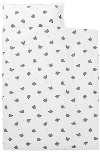 Sac de Couchage pour Enfant en garderie, Tapis de Sieste avec Oreiller, 124, 9 x 52, 1 cm, Tapis Couchage Confortable et Portable avec Poche Nominative, Motif Ours Mignon pour la Maison, l'école Mat