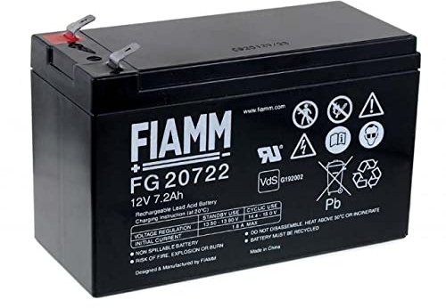 Fiamm FG20722 Blei-Säure-Batterie, 12 Volt, 7200 mAh
