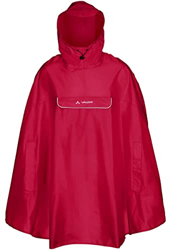 VAUDE Regnponcho Valdipino poncho – dam och herr vattentät – utomhusponcho regnskydd med integrerad väska