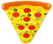 Otto Simon SQ-44 - Gigantisches schwimmendes Pizzastück für den Pool - Länge: ca. 1,80 m