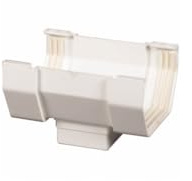 Amerimax T0506 Gutter Drop Outlet, Vinyl, White