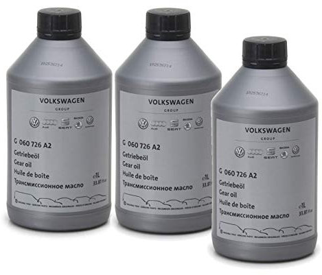 Aceite de transmision Original Audi Volkswagen para cambio de marchas manual, valvulina.75W-, PACK 3 Litros