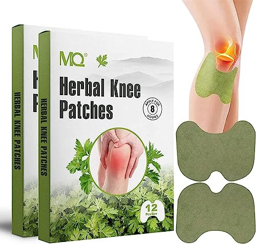 MQ Knee Pain Relief Patch, 24PCS Large Knee Patches Pain Relief Plaster Promote Blood Circulation Heat Patches, Arthritis Pain Relief Patches Pain Relieving for Neck/Knee/Muscles Joints Pain
