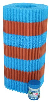 Wacredo Ersatzschwamm Set + Filterstarter für Oase Filtoclear 16000 Teichfilter Filterschwämme Filter Filterstarter Komplettset Wasseraufbereitung Filterschwamm Teichpflege Ersatzschwämme