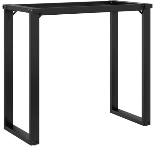 vidaXL Patas de mesa de comedor estructura O acero 80x40x73 cm