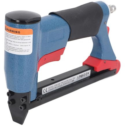 Pistola Grapadora Neumática, Grapas de Tapicería Calibre 21 para Grapas de 1/4 a 5/8Pulgadas,Capacidad de 140 Clavos, Clavadoras Neumáticas para Carpintería, Proyectos de Bricolaje