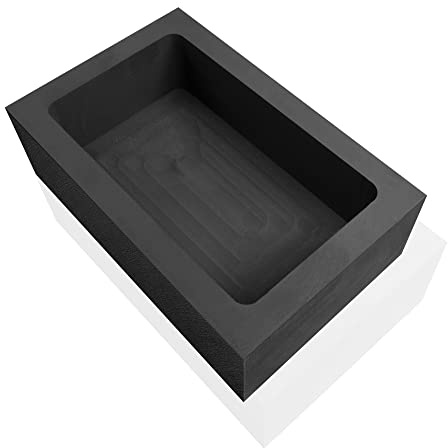 lormuzi (2,5 kg - 135 ml) Coquilla de grafito de alta pureza Forma de barra de grafito Oro Plata Aluminio Cobre Latón Zinc-plomo Molde de fundición de metal
