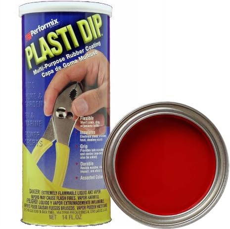 Plasti Dip Thick 400 ml för dykning och målning (röd)