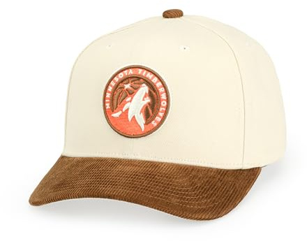 Mitchell & Ness NBA Tawny Pro Crown Snapback Casquette - Minnesota Timberwolves, taille unique, ajustable, Hommes, Femmes, Enfants, Unisexe, Printemps, Été, Automne, Hiver