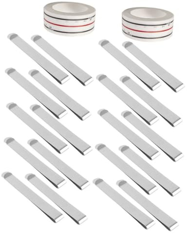 DOITOOL Clip per Cucito in Inossidabile Pinze per Orlo e Trapuntatura Resistenti Accessori Cucito Tessuti per Sartoria e Maglieria Include Nastri Posizionatori