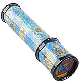 Licsaliwe Jouet kaléidoscope – Télescope à Prisme Rotatif 3D pour Enfants, Jouet d'éducation précoce, Style aléatoire
