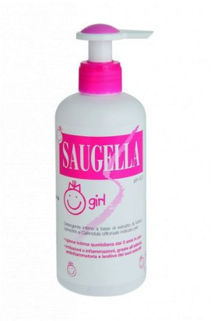 Saugella Girl Waschlotion zur Intimpflege für junge Mädchen 200 ml