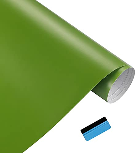 NewL Matte Green Vinyl Car Wrap DIY Self Adhesive Film 30 x 150 cm