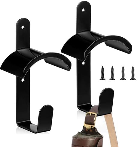 Trensenhalter Für – 2 Stück – Trensenhalter Für, Trensenhalter Aus Schwarzem Metall, An Der Wand Montierter Trensenhaken Mit Haken Für Sattelkammer Im Pferdestall, Aufbewahrung Im