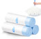 Amicura Cura X1 Sac Poubelle - Lot de 3 Rouleaux de 60 Sacs Poubelle Auto-nettoyants pour Chat, en polyéthylène Haute densité/sans Odeur/Indéchirable/avec Cordons de Serrage,Compatible avec Cura X1