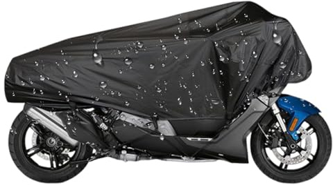 Ceprznvey Copri Moto Esterno | Coprimoto Leggero per Esterno a Mezza Copertura | Protezione Antipolvere e dai Raggi UV per Veicoli in Tutte le Stagioni