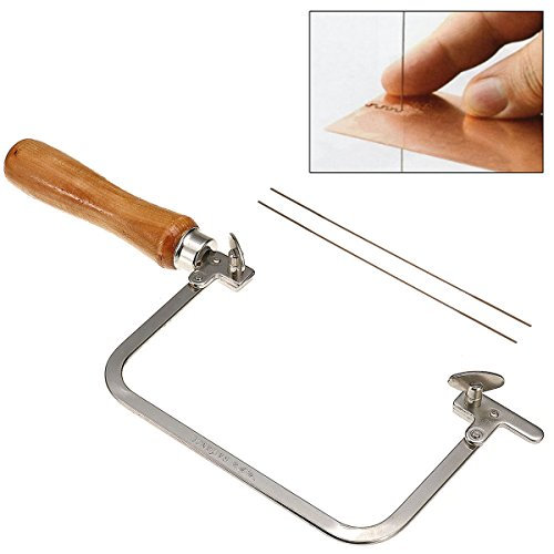 MASUNN Carpintería Mini Sierra Arco Joyería Alambre Tallado En Forma De U Mano Sierra para Metales Mango Herramienta