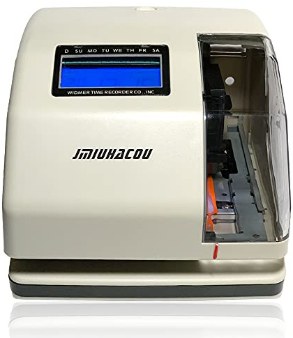 JMIUHACOU T4U Digital Time Stamp,Electronic Time Clock and Document Stamp,Multifunction Time/Date/Number Stamp