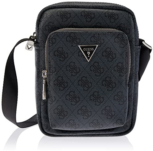 GUESS Men Vezzola SMRT Top Zp Bag, Bla