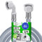 Manguera Lavavajillas y Lavadora 3,5 m con Válvula de Seguridad Recta y Acodada Ø 3/4 para Entrada Agua Temperaturas de hasta 25°C - MADE IN EU - Garantía de 5 Años - ONIX TECH