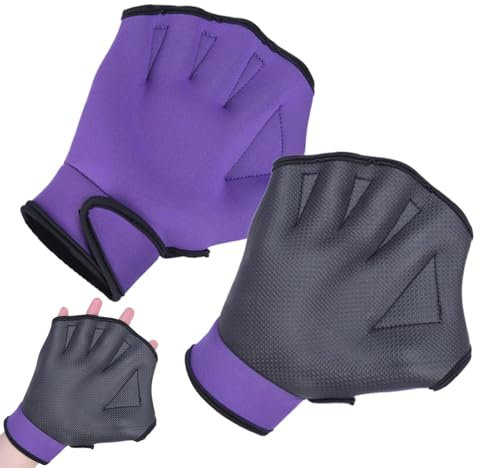 Schwimmhandschuhe für Herren, Wasserhandschuhe, Wasserhandschuhe, Schwimmtraining, Wassertauchausrüstung, Gummi-Fäustlinge, kein Verblassen, für Männer, Frauen, Kinder