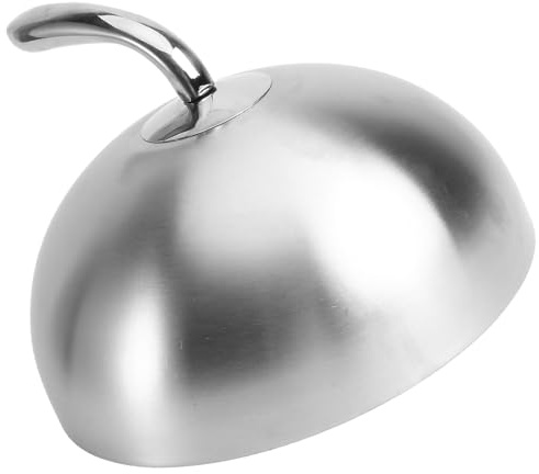 SHINEOFI Tapa Redonda de Acero Inoxidable 20 CM para Bistec Cubierta Protectora contra Aceite y Salpicaduras Suministros de Cocina Resistentes y Aptos para Alimentos