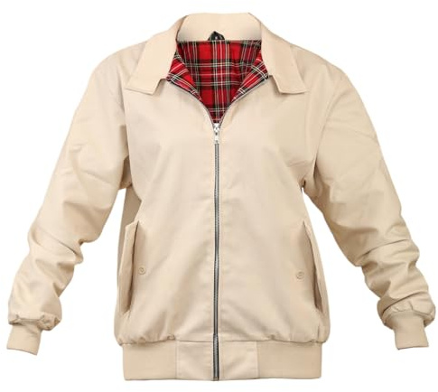 Harrington Jacket Classic/Retro/Mod/Scooter by SKYTEXUK, 10 colours, sizes XS - 8XL