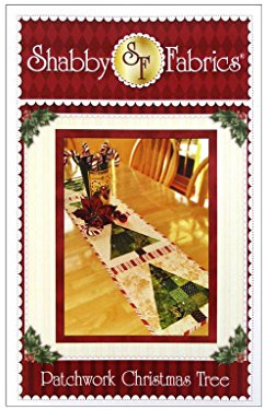 Patchwork Christmas Tree Table Runner Pattern