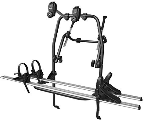 Menabo 000077900000 Polaris 2 Portabicicletas Trasero con Carriles de Bastidor de Aluminio y Acero