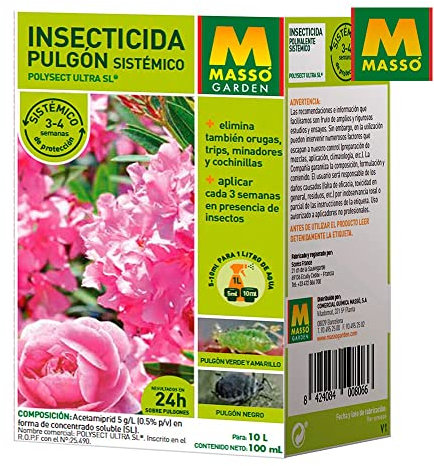 MASSO 06542 Insecticida Pulgón Sistémico, 100 Ml