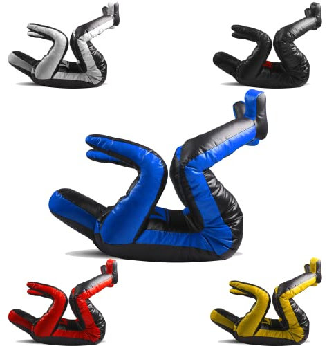 Daan Mma Grappling Dummy Judo Punching Bag Dummy BJJ Wrestling Dummy Sitzposition Brazilian JIU Jitsu, Selbstverteidigungstraining, Vinyl, mehrfarbig, 170 cm, ungefüllt, schwarz / rot